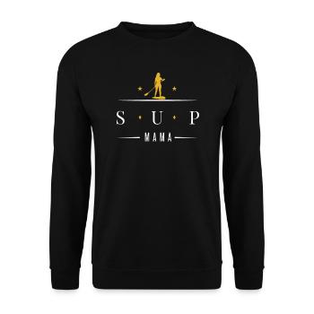 SUP paddle Stand Up Paddle SUP-MAMA Femmes - Sweat-shirt Unisexe - noir - Devant - Alina (178cm) & Michal (187cm)