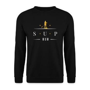 SUP paddle Stand Up Paddle SUP-MUM Femmes - Sweat-shirt Unisexe - noir - Devant - Alina (178cm) & Michal (187cm)