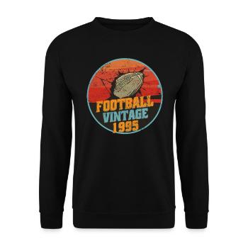 Joueur de football américain né en 1995 anniversaire - Sweat-shirt Unisexe - noir - Devant - Alina (178cm) & Michal (187cm)