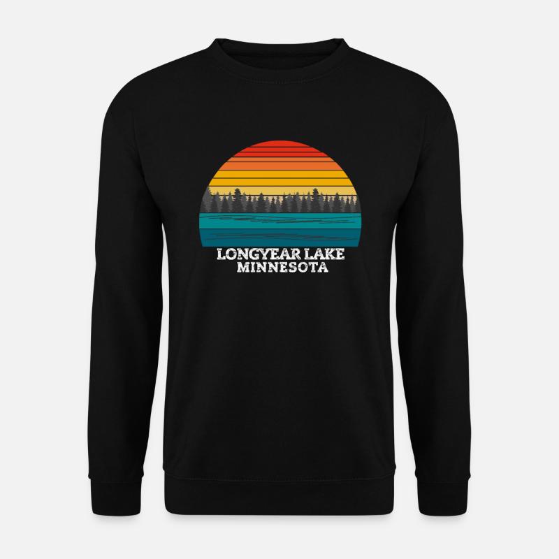 Longyear Lake Minnesota - Unisex Sweatshirt - black