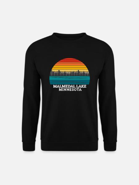 Malmedal Lake Minnesota - Unisex Sweatshirt - black