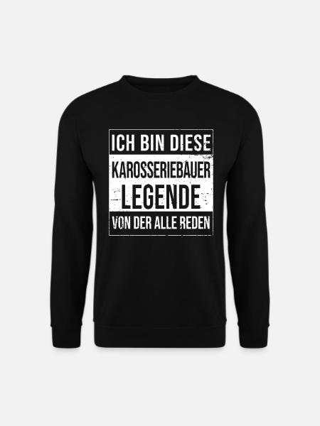 Autoschlosser Geburtstag geboren Legende - Unisex Pullover - Schwarz