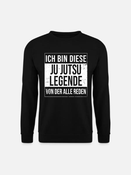 Kampfkunst Geburtstag geboren Legende Ju-Jutsu - Unisex Pullover - Schwarz