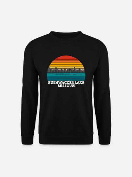 Bushwacker Lake Missouri - Unisex Sweatshirt - black