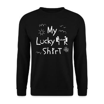 Chess player chessboard chess game - Unisex Sweatshirt - black - Front - Alina (178cm) & Michal (187cm)