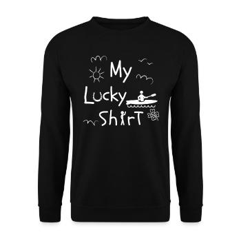 KAYAKS CANOË RAFTING BATEAU Kayak Fun Kayak - Sweat-shirt Unisexe - noir - Devant - Alina (178cm) & Michal (187cm)