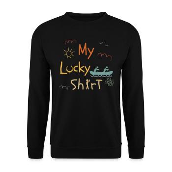 Canoe 2pcs Canadian Kayak Canoeist Vintage Paddle - Unisex Sweatshirt - black - Front - Alina (178cm) & Michal (187cm)