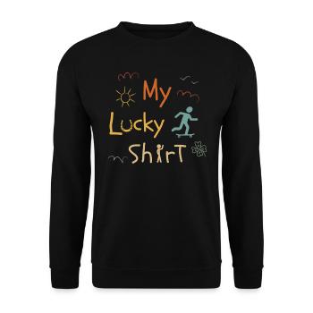 Skateboard Skater Ramp Skating Skating Vintage - Unisex Sweatshirt - black - Front - Alina (178cm) & Michal (187cm)