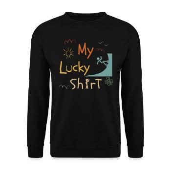 Roller Rollskates Vintage Skater - Sweat-shirt Unisexe - noir - Devant - Alina (178cm) & Michal (187cm)