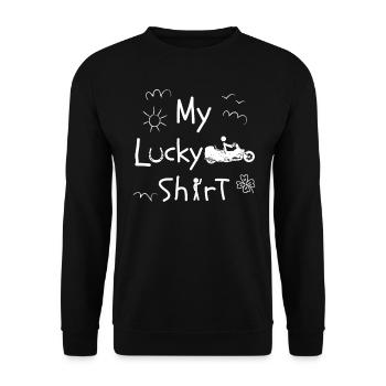 Trike Trike Rider Motor Trike Funny Trike Bike - Sweat-shirt Unisexe - noir - Devant - Alina (178cm) & Michal (187cm)