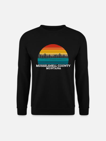 Musselshell County Montana - Unisex Pullover - Schwarz