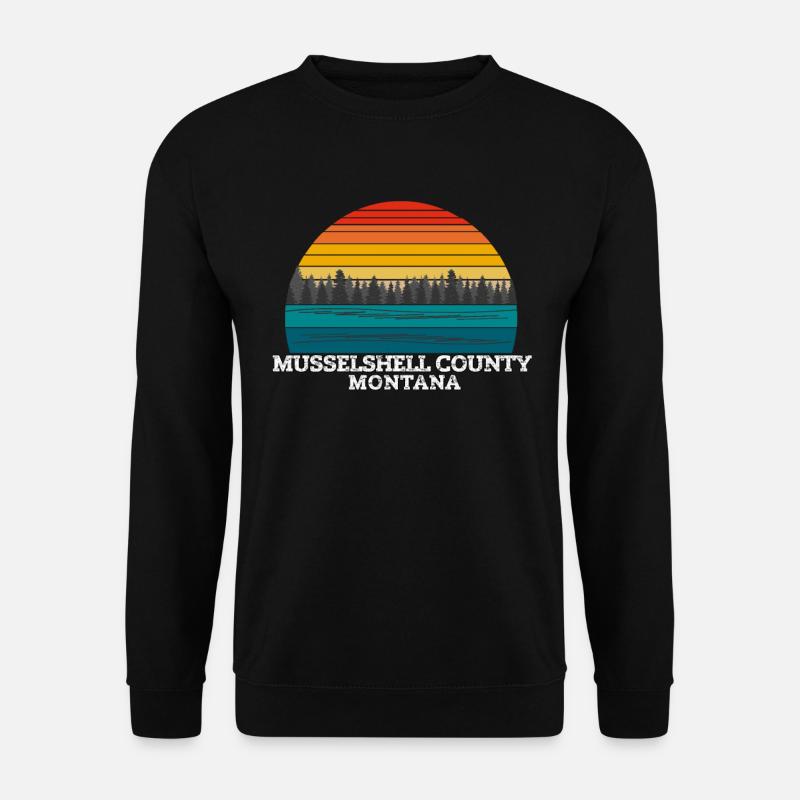 Musselshell County Montana - Unisex Pullover - Schwarz