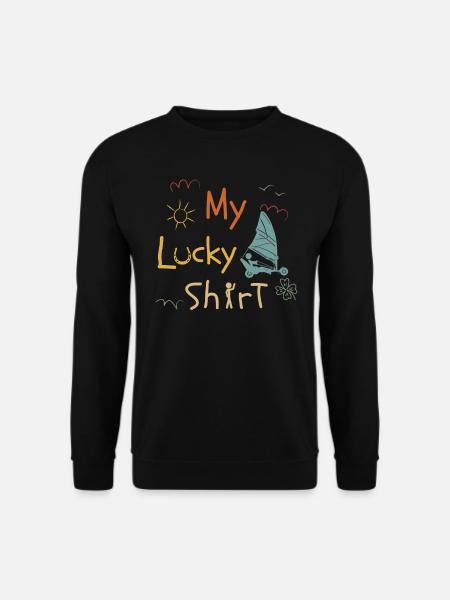 Strandsegeln Windracer Vintage Landsegler - Unisex Pullover - Schwarz