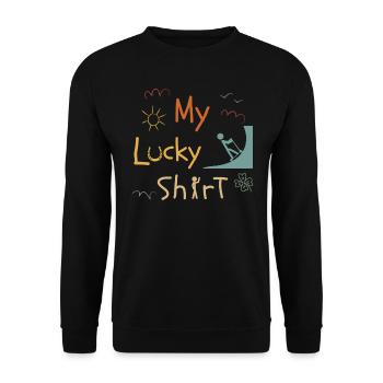 Kick Scooter Kick-scooter Vintage - Sweat-shirt Unisexe - noir - Devant - Alina (178cm) & Michal (187cm)