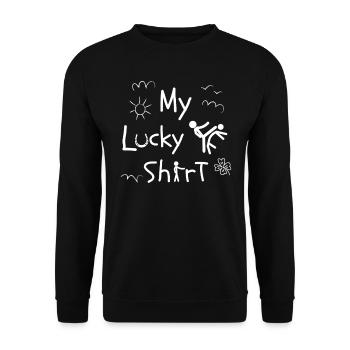 Taekwondo Aikido Ju-Jutsu Karaté Kung-Fu Sports - Sweat-shirt Unisexe - noir - Devant - Alina (178cm) & Michal (187cm)
