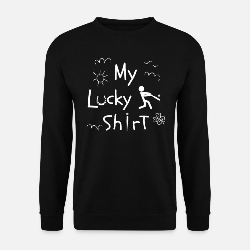 Baseball Softball Baseball funny - Unisex Sweatshirt - black
