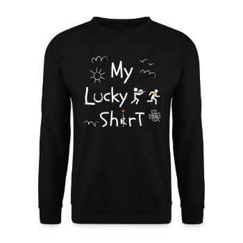 Paintball Airsoft gaming Softair Jeux Fun - Sweat-shirt Unisexe - noir - Devant - Alina (178cm) & Michal (187cm)