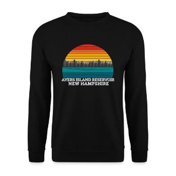 Ayers Island Reservoir New Hampshire - Sweat-shirt Unisexe - noir - Devant - Alina (178cm) & Michal (187cm)