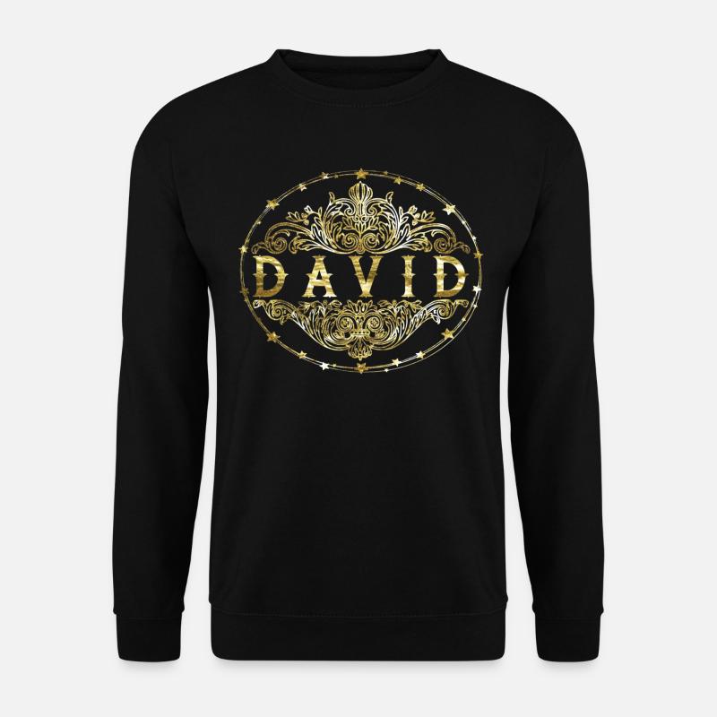 David - Unisex Pullover - Schwarz