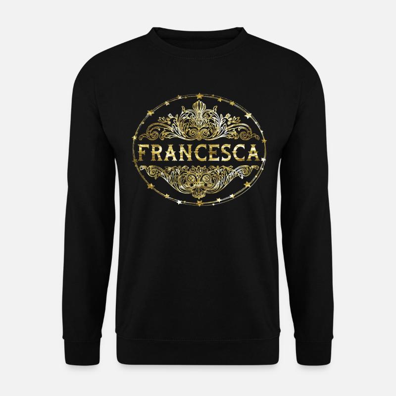 Francesca - Unisex Pullover - Schwarz