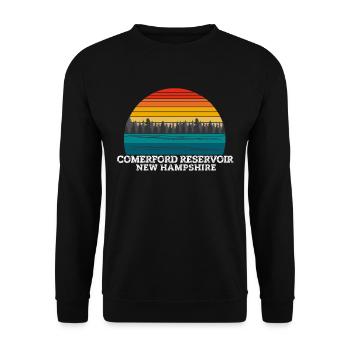 Comerford Reservoir New Hampshire - Sweat-shirt Unisexe - noir - Devant - Alina (178cm) & Michal (187cm)