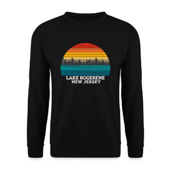 Lake Rogerene New Jersey - Unisex Pullover - Schwarz - Vorne - Alina (178cm) & Michal (187cm)