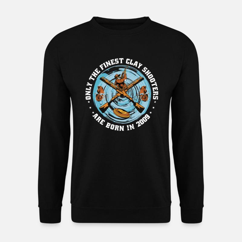 Tontauben Jahrgang 2009 geboren Geburtstag - Unisex Pullover - Schwarz