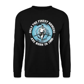 Canoe rowing Canoeists Rowers born 1990 - Unisex Sweatshirt - black - Front - Alina (178cm) & Michal (187cm)