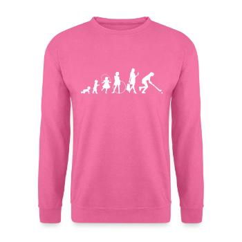 Feldhockeyspieler Hockey Hallenhockey Evolution - Unisex Pullover - Pink - Vorne