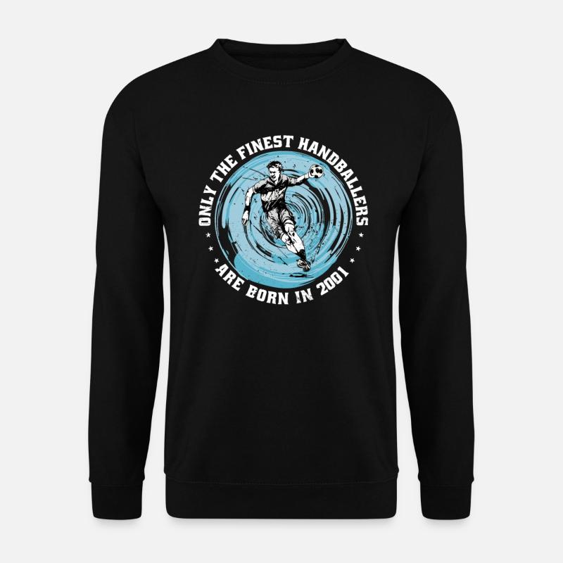 Handballspieler Handballer Jahrgang 2001 - Unisex Pullover - Schwarz