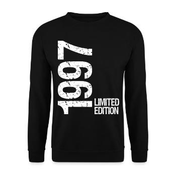 1997 Édition limitée - Sweat-shirt Unisexe - noir - Devant - Alina (178cm) & Michal (187cm)