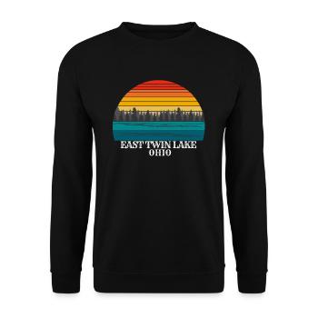 East Twin Lake Ohio - Sweat-shirt Unisexe - noir - Devant - Alina (178cm) & Michal (187cm)
