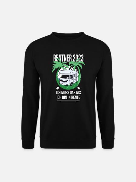 Rentnerin Renteneintritt Pensioner Rente 2023 - Unisex Pullover - Schwarz