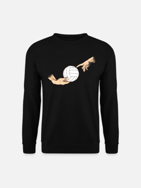 Beach Volleyball Volleyball Volleyball Player Vintage - Unisex Sweatshirt - black