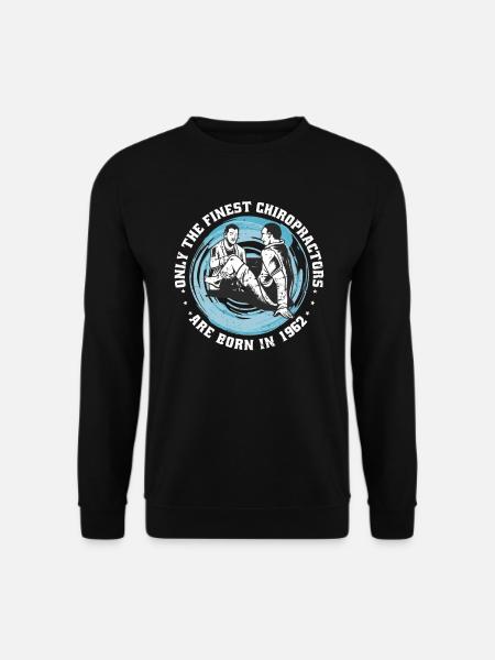 Physiotherapy born 1962 - Unisex Sweatshirt - black
