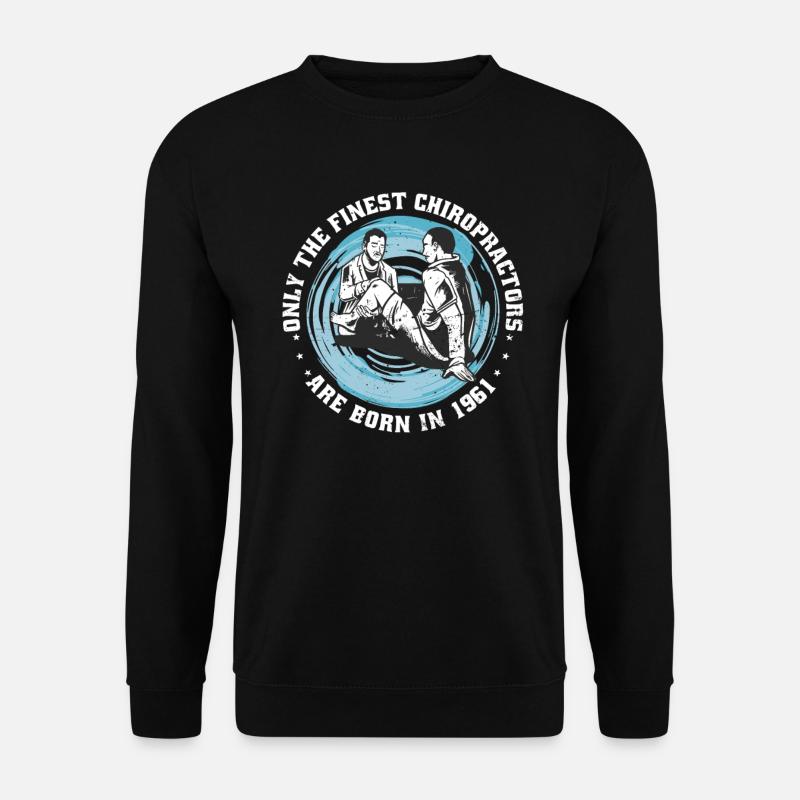 Physiotherapy born 1961 - Unisex Sweatshirt - black