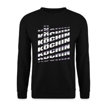 Koch Spruch Hobby Köchin - Unisex Pullover - Schwarz - Vorne - Alina (178cm) & Michal (187cm)