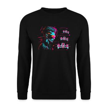Drone Pilot Drone Quadcopter Drones - Sweat-shirt Unisexe - noir - Devant - Alina (178cm) & Michal (187cm)
