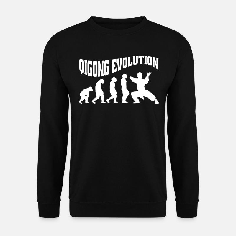Qi-Gong Chigong Méditation Thaï-Chi Evolution - Sweat-shirt Unisexe - noir