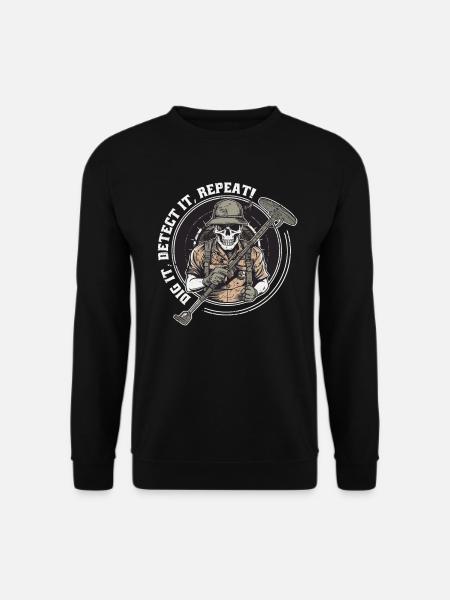 Sondengänger Sondler sondeln detektieren - Unisex Pullover - Schwarz
