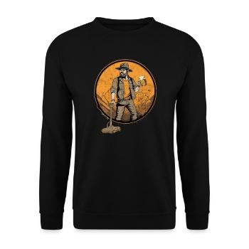 Les détecteurs Sondler sondent la bière vintage - Sweat-shirt Unisexe - noir - Devant - Alina (178cm) & Michal (187cm)