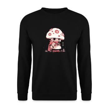 champignons cueilleurs de champignons champignons producteurs champignons RPG-fun - Sweat-shirt Unisexe - noir - Devant - Alina (178cm) & Michal (187cm)