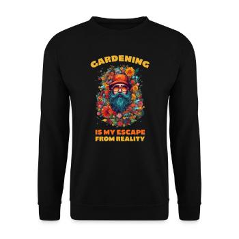 Jardinier Plantes de jardin Jardinier paysagiste - Sweat-shirt Unisexe - noir - Devant - Alina (178cm) & Michal (187cm)