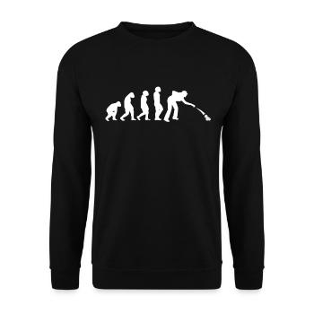 Petanque Boccia Petanque Balls Boules Player - Unisex Sweatshirt - black - Front - Alina (178cm) & Michal (187cm)