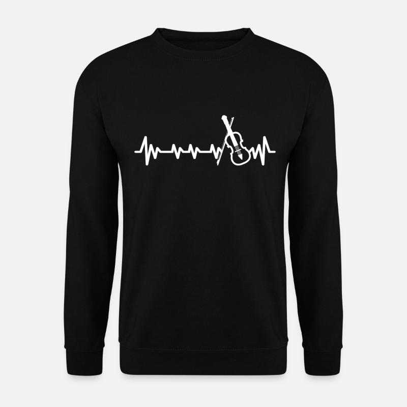 Violinist-Musician Violin Musical Instruments - Unisex Sweatshirt - black