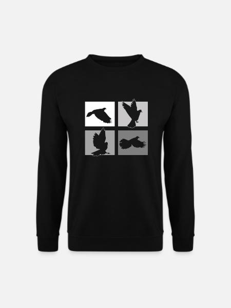 Taubenzüchter Taubensport Brieftauben Zubehör - Unisex Pullover - Schwarz