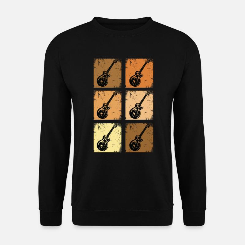 Gitarren Zubehör E-Gitarren-Saiten E Gitarren - Unisex Pullover - Schwarz