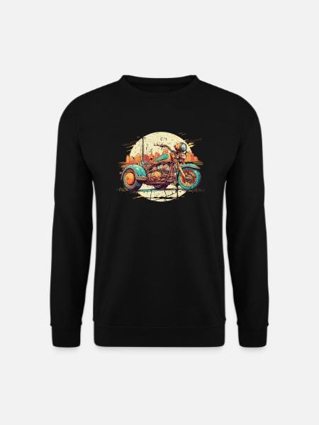 Trike Trikefahrer Motortrike Vintage Trike Bike - Unisex Pullover - Schwarz
