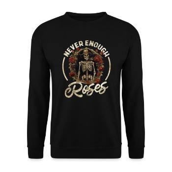 Jardinier, Jardinier amateur, Fleuriste - Sweat-shirt Unisexe - noir - Devant - Alina (178cm) & Michal (187cm)