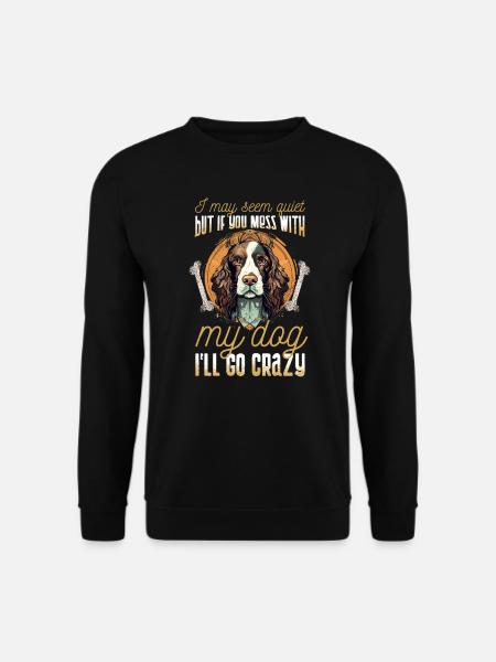 Hunderasse Englisch Springer-Spaniel - Unisex Pullover - Schwarz